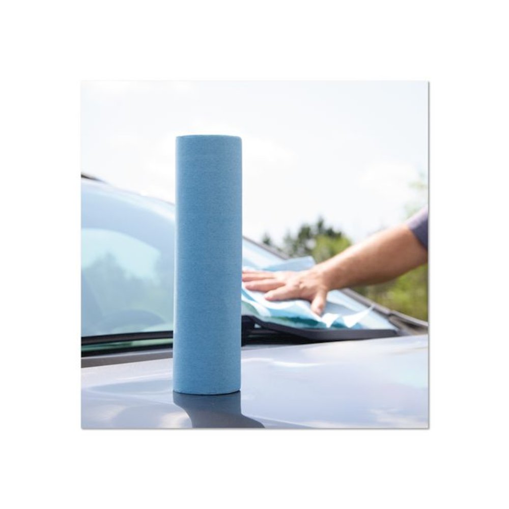 Automotive Wiper Rolls, 9.4 x 11, Blue, 55/Roll, 30 Rolls/Carton. Picture 4