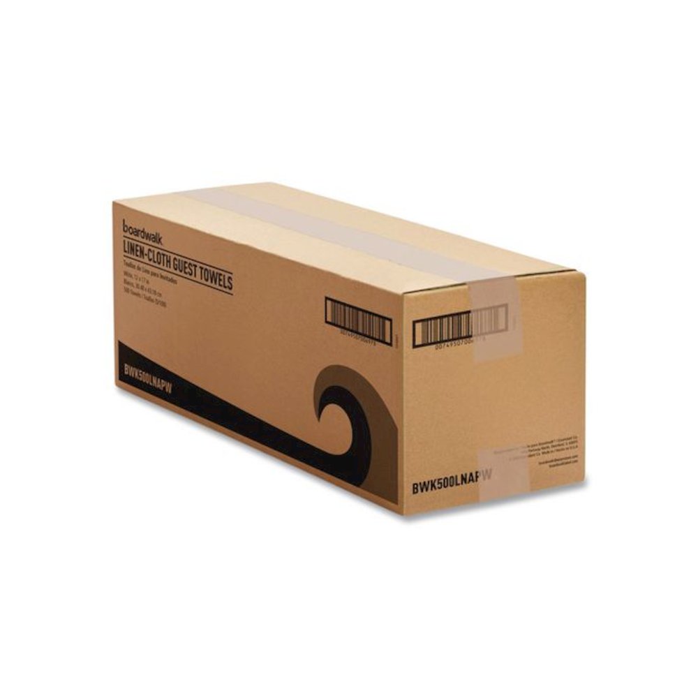 Guest Towels, 1-Ply, 12 x 17, White, 100/Pack, 5 Packs/Carton. Picture 1