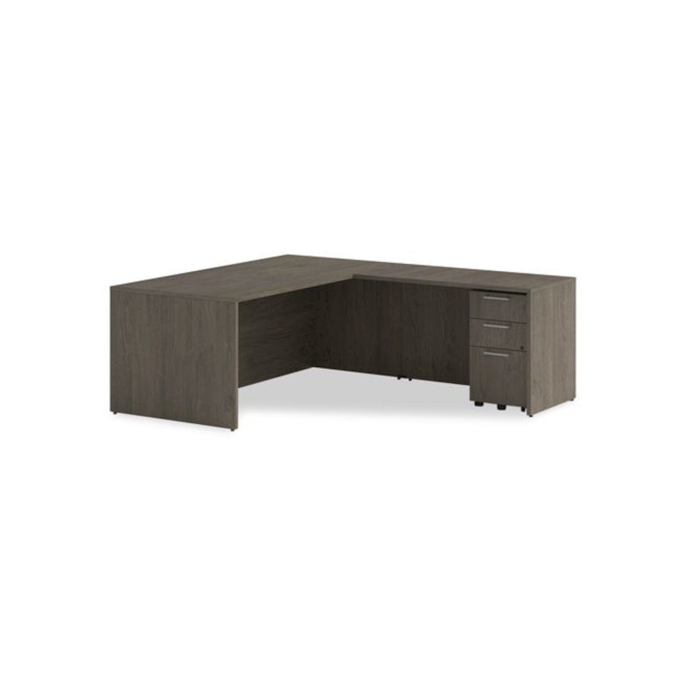 Alera Seville Series Mobile Pedestal, Left/Right, 3-Drawer: Box/Box/File, Legal, Walnut, 15" x 18" x 27". Picture 7