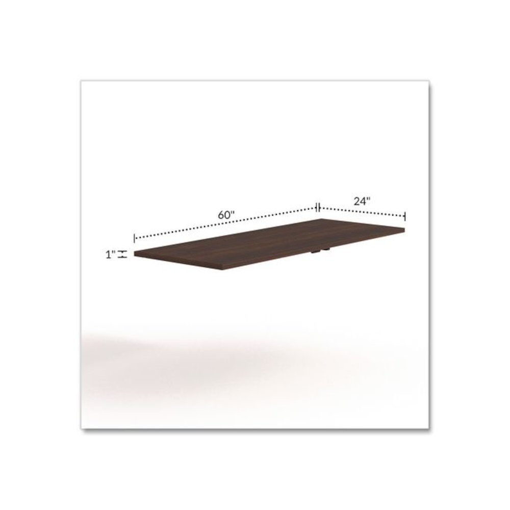 Alera Seville Training Table Top, Rectangular, 60w x 29d, Mahogany. Picture 2