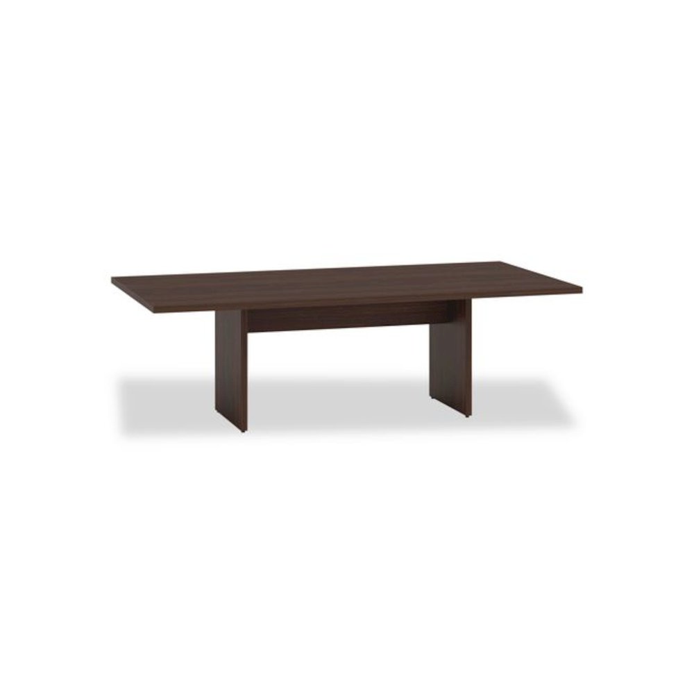 Alera Seville 96" Wide Conference Table Base, 50w x 22d x 28h, Mahogany. Picture 6