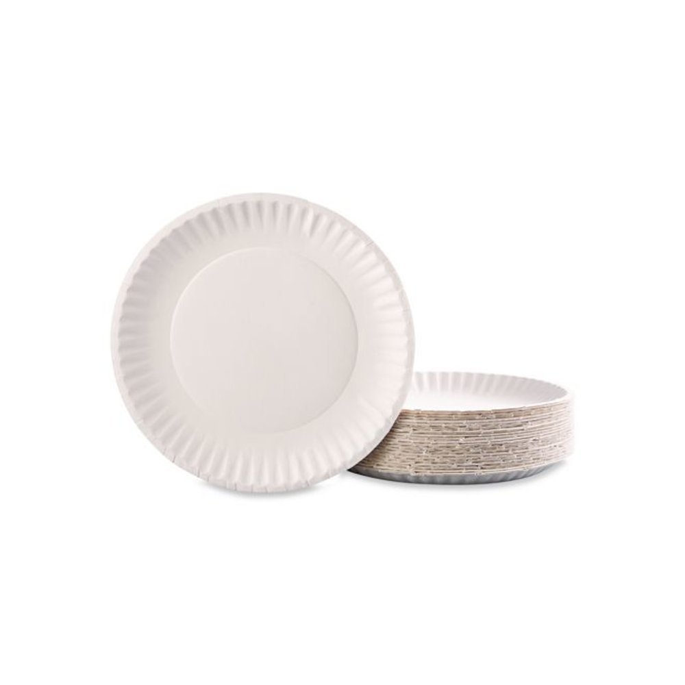Paper Plates, 6" dia, White, 1,000/Carton. Picture 4