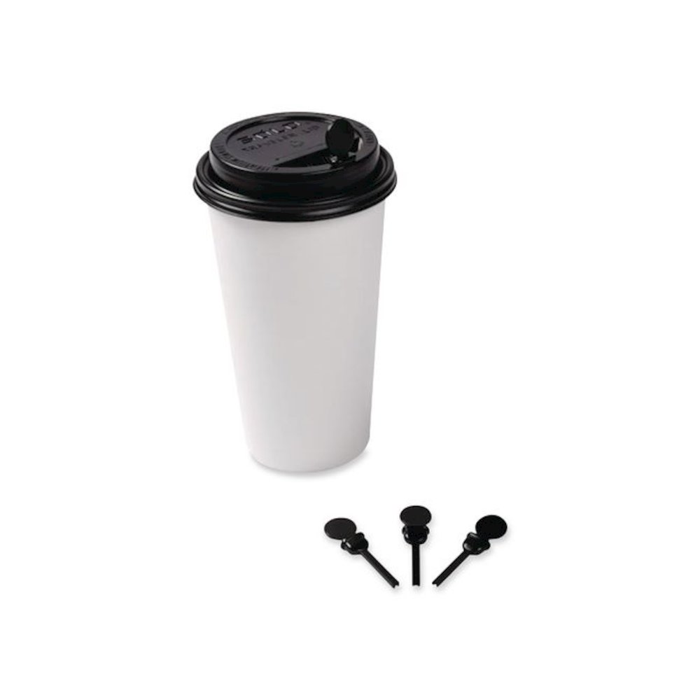 Beverage Plugs, 2", Black, 2,000/Carton. Picture 4