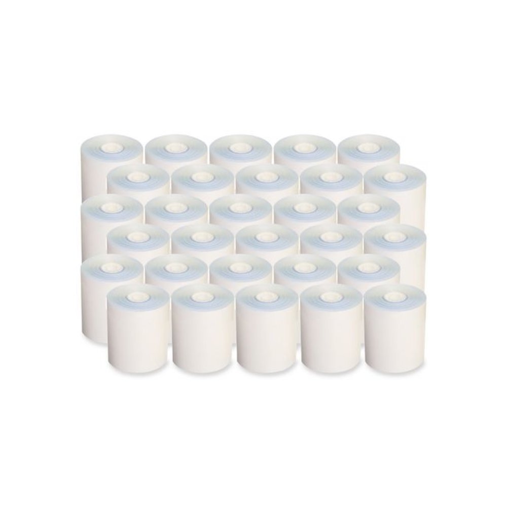 No Carbon Register Rolls, 3" x 90 ft, White/Yellow, 30/Carton. Picture 1