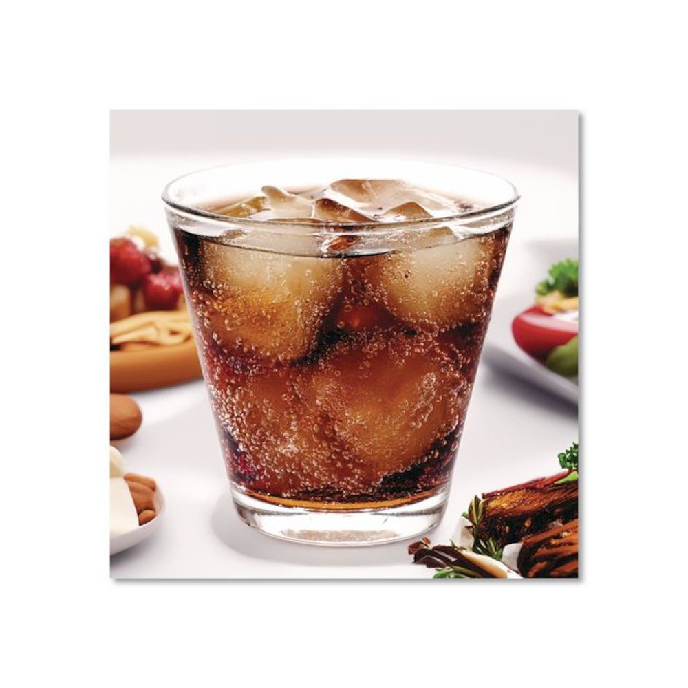 Comet Plastic Tumbler, Squat, 5 oz, Clear, 50/Pack, 20 Packs/Carton. Picture 3