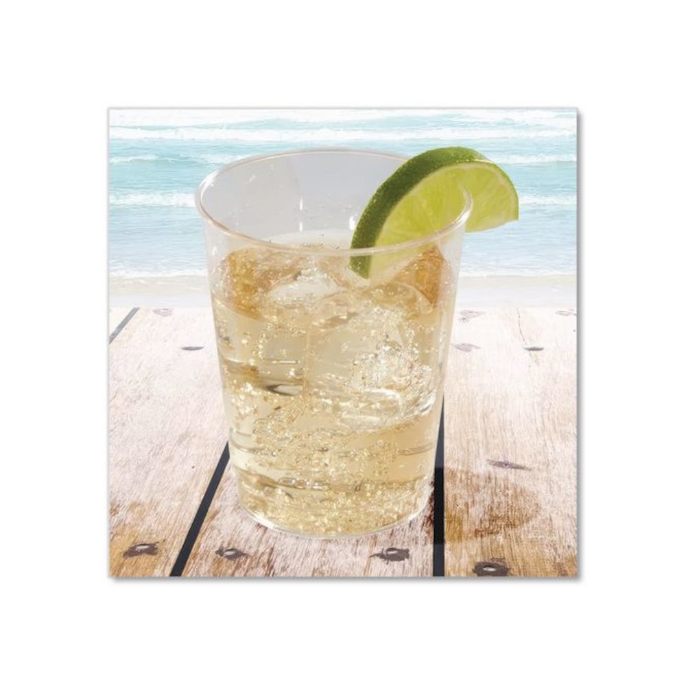 Comet Plastic Tumbler, Tall, 8 oz, Clear, 25/Pack, 20 Packs/Carton. Picture 2