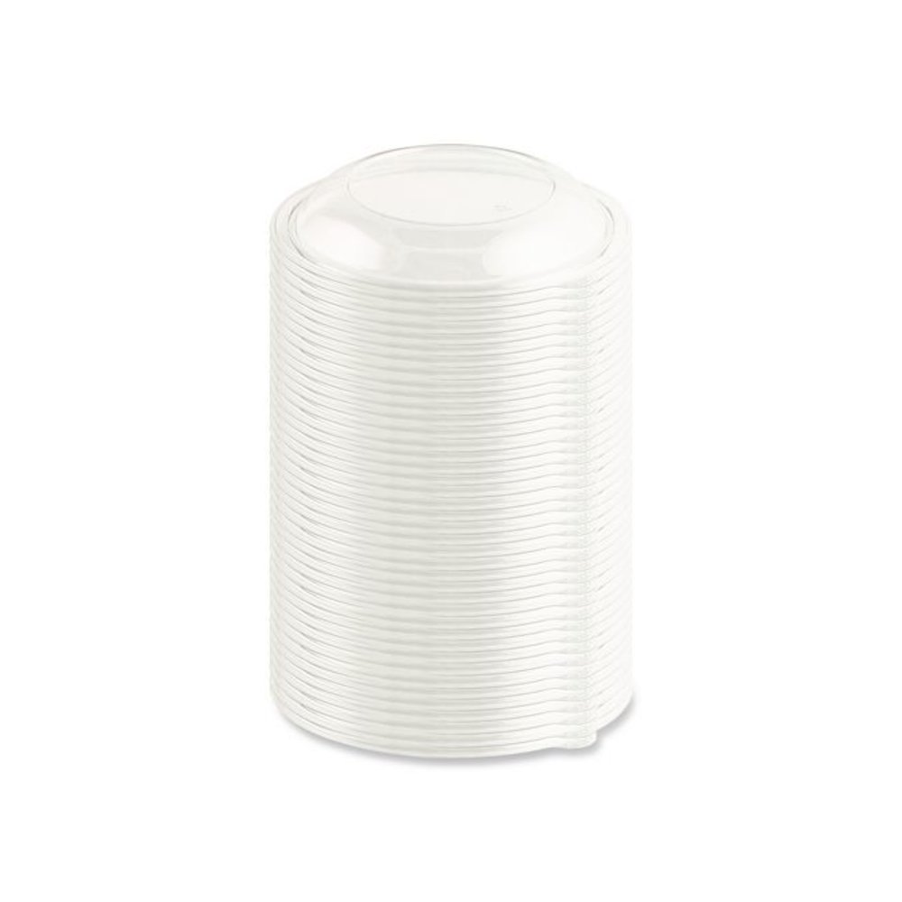 Crystal Classics Lid, 8.5" Diameter x 1.14" h, Clear, Plastic, 300/Carton. Picture 2