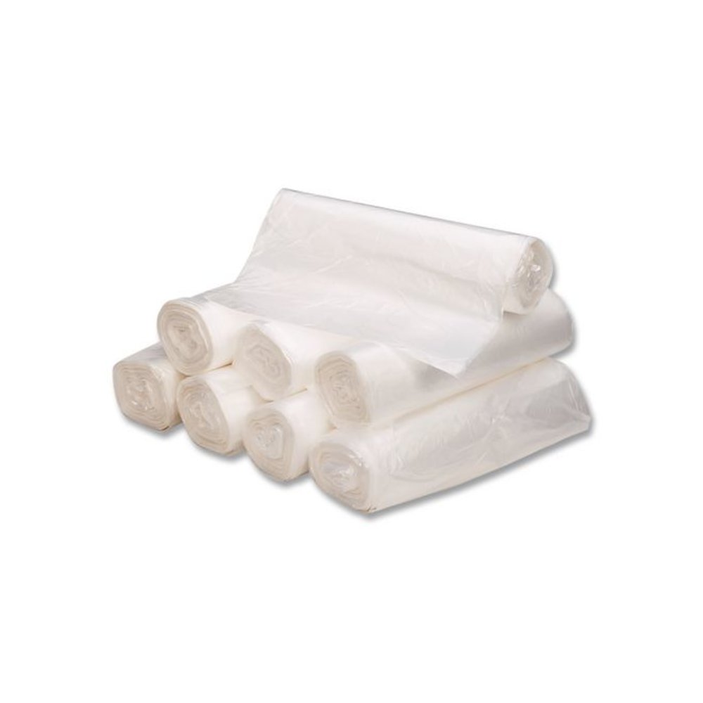 Waste Can Liners, 33 gal, 9 mic, 33" x 39", Natural, 25 Bags/Roll, 20 Rolls/Carton. Picture 3