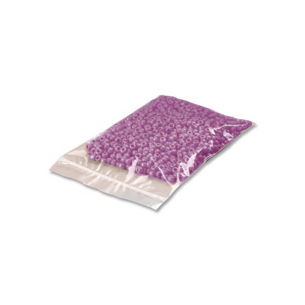 Reclosable Poly Bags, Zipper-Style Closure, 2 mil, 5" x 8", Clear, 1,000/Carton. Picture 3
