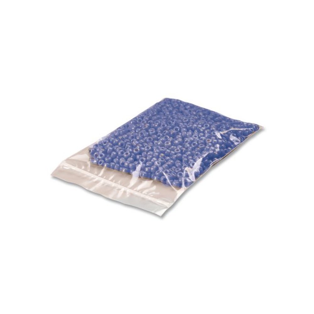 Reclosable Poly Bags, Zipper-Style Closure, 2 mil, 5" x 8", Clear, 1,000/Carton. Picture 2