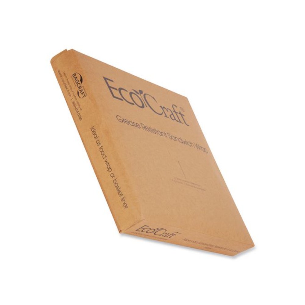 EcoCraft Grease-Resistant Paper Wraps and Liners, 15 x 16, Natural, 1,000/Box, 3 Boxes/Carton. Picture 2