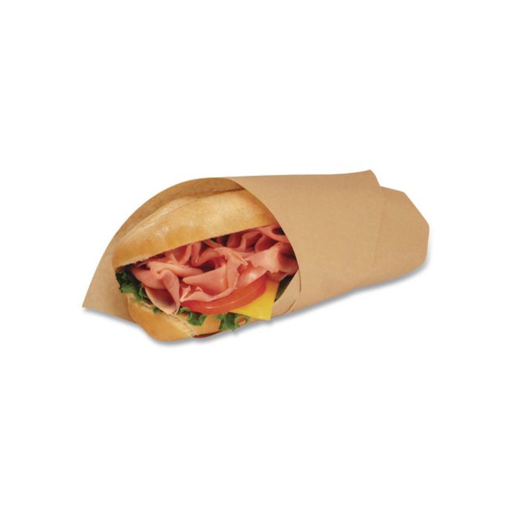 EcoCraft Grease-Resistant Paper Wraps and Liners, 15 x 16, Natural, 1,000/Box, 3 Boxes/Carton. Picture 3
