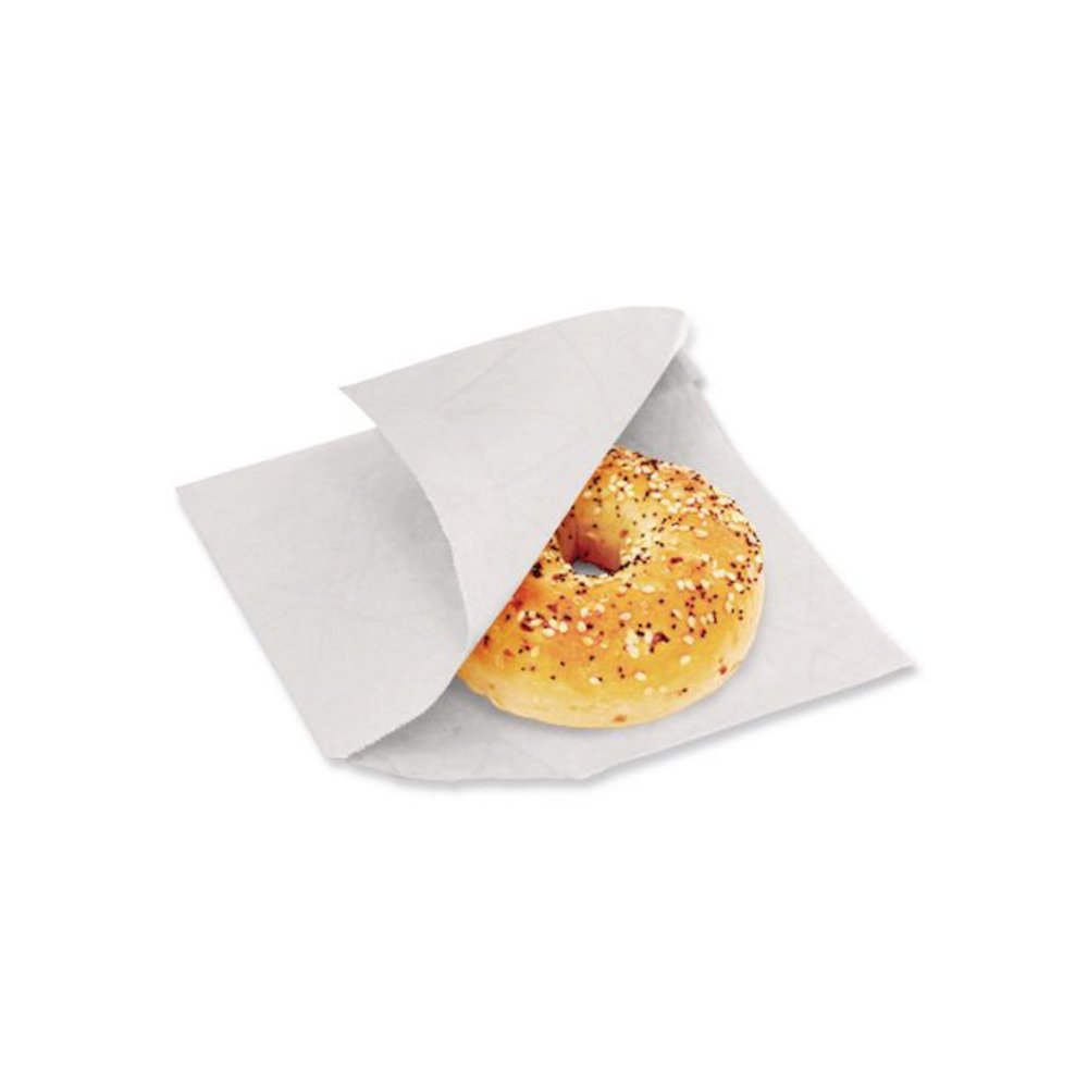 Dubl Open Single-Serve Bags, 7" x 0.75" x 6.75", White, 8,000/Carton. Picture 2