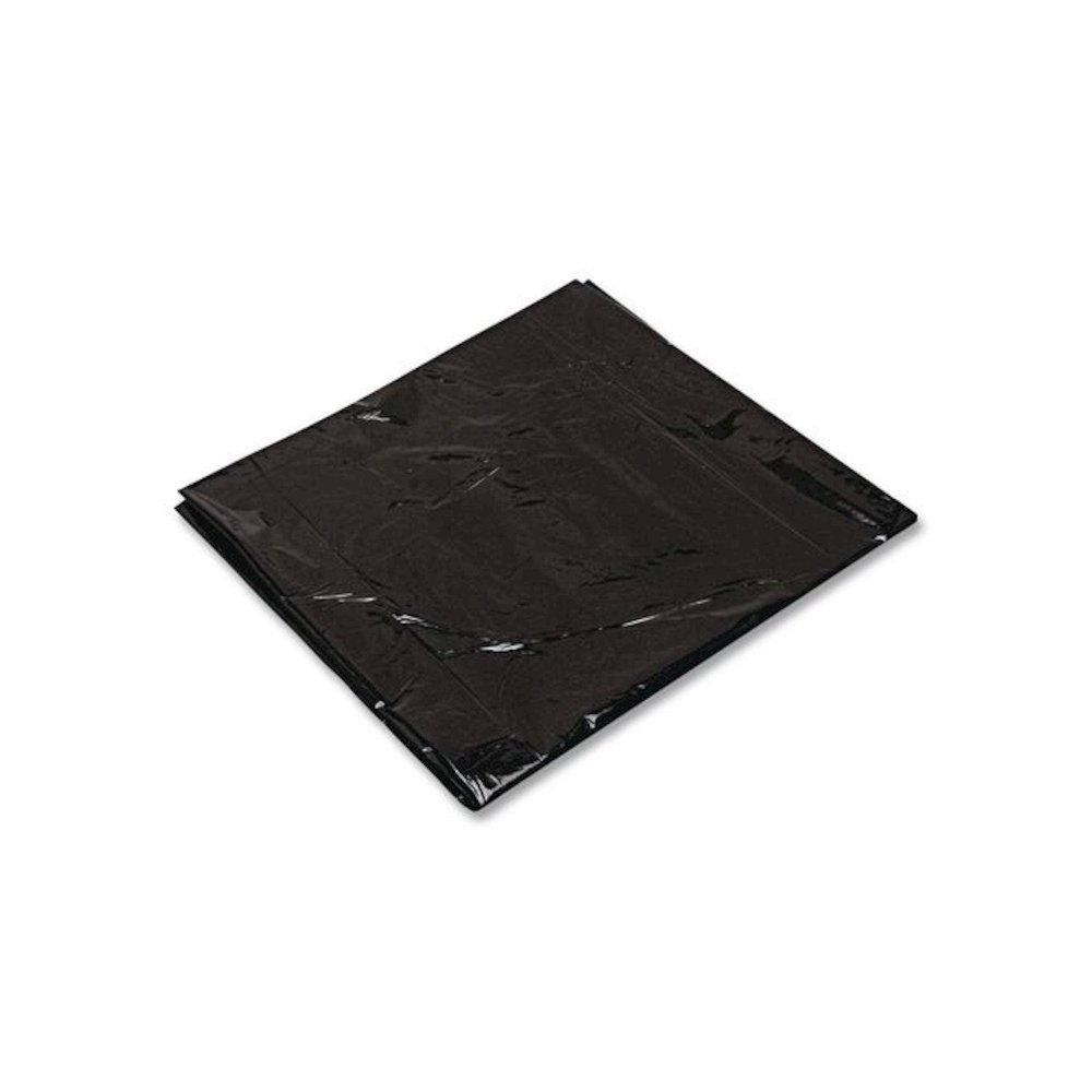 Low-Density Can Liners, 60 gal, 2.4 mil, 38" x 58", Black, Flat Pack, 100/Carton. Picture 2