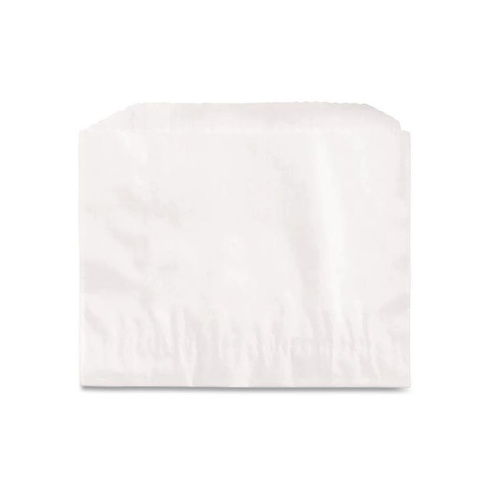 French Fry Bags, 4.5" x 2" x 3.5", White, 2,000/Carton. Picture 3