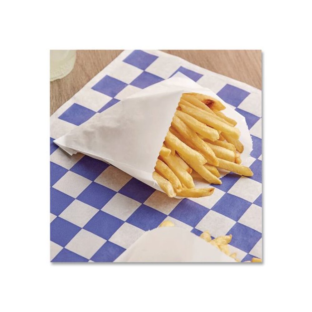 French Fry Bags, 4.5" x 2" x 3.5", White, 2,000/Carton. Picture 4