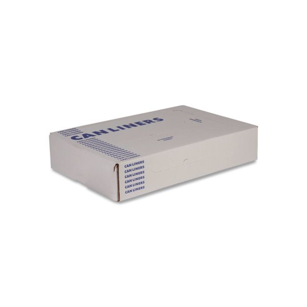 Linear Low-Density Can Liners, 45 gal, 3 mil, 40" x 48", Clear, 75/Carton. Picture 4