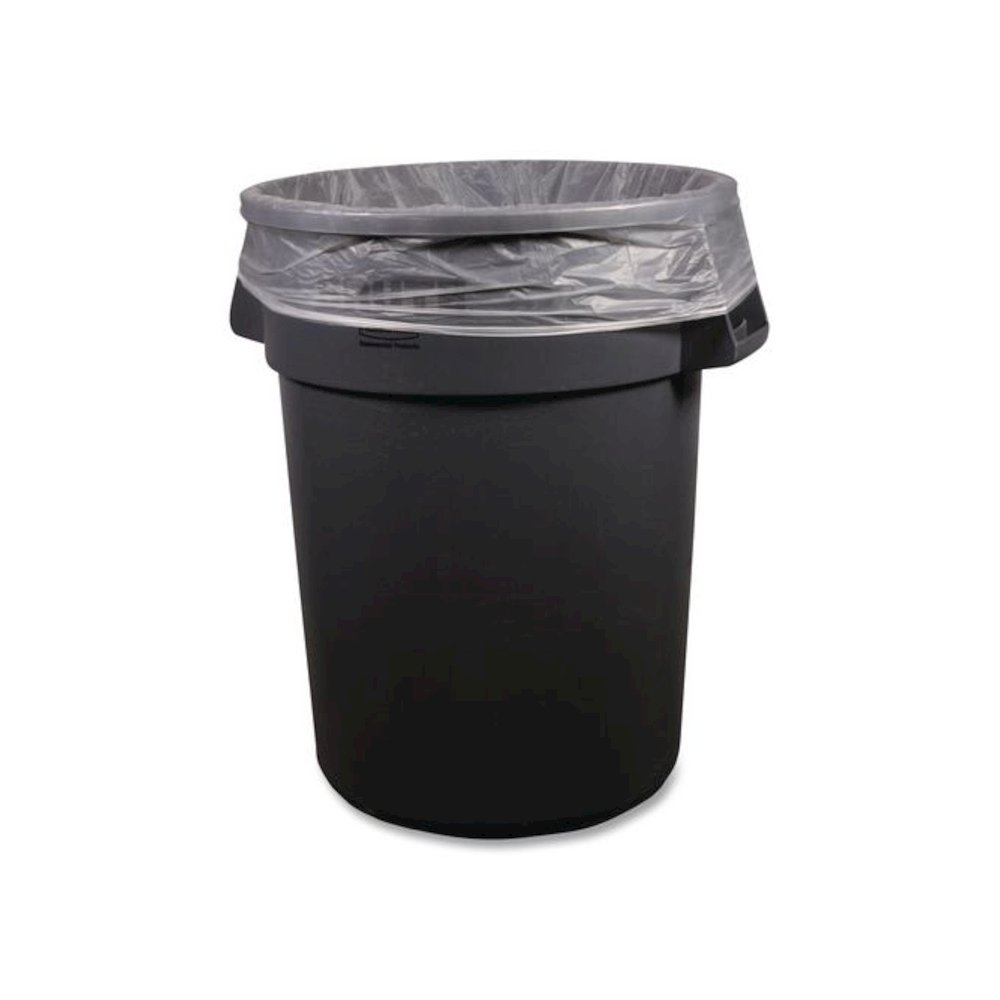 Linear Low-Density Can Liners, 45 gal, 3 mil, 40" x 48", Clear, 75/Carton. Picture 2