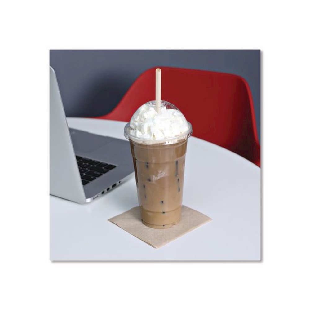 Unwrapped Paper Straws, 7.75 x 0.25, White, 4,800/Carton. Picture 5