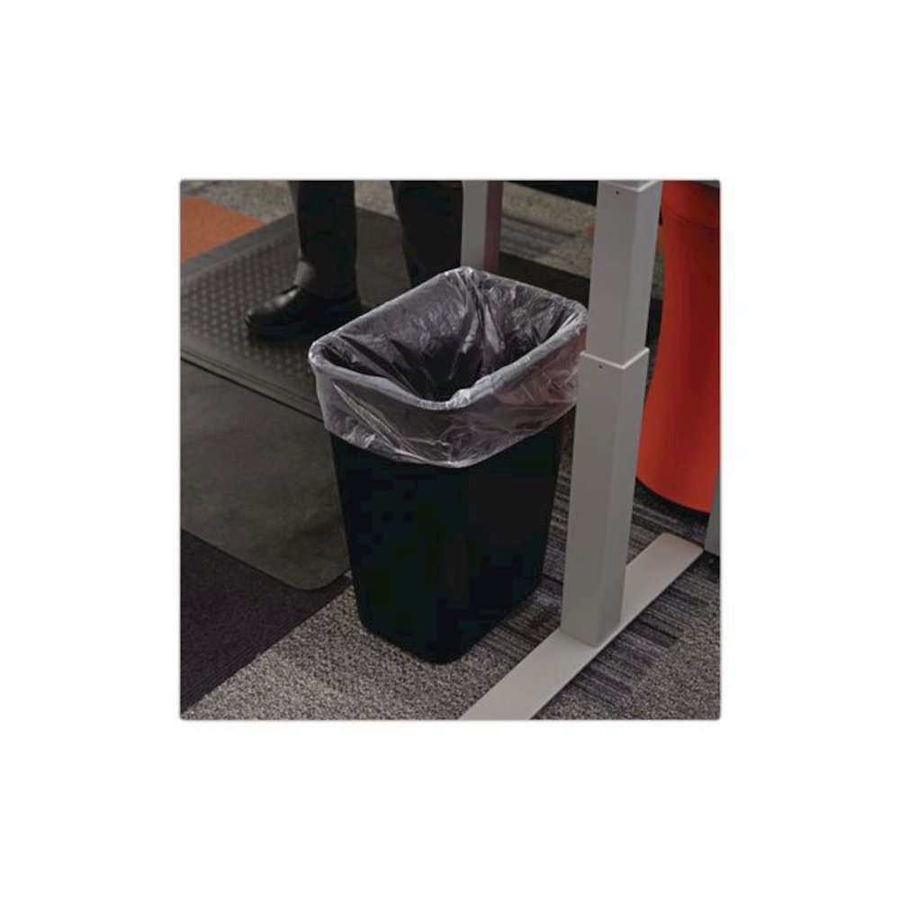 High-Density Can Liners, 30 gal, 10 mic, 30" x 36", Natural, Perforated Roll, 25 Bags/Roll, 20 Rolls/Carton. Picture 5