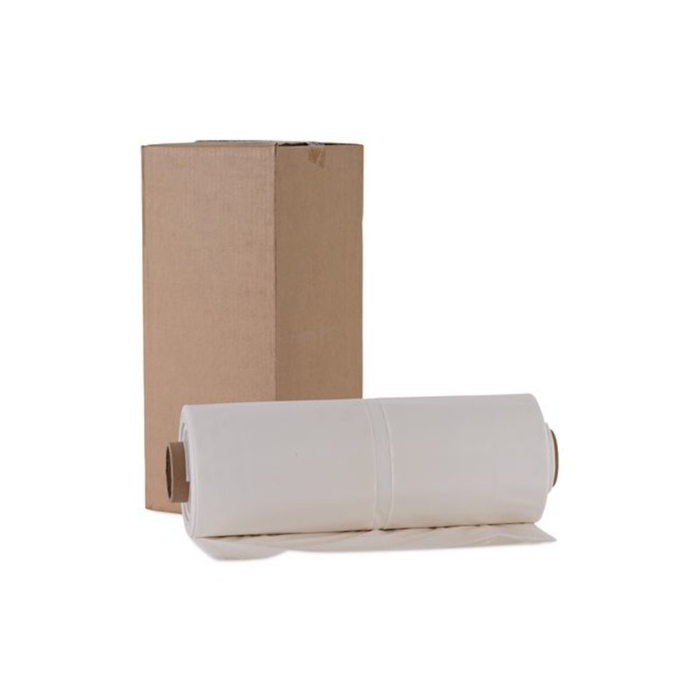 Industrial Can Liner Rolls, 60 gal, 2.5 mil, 21" x 17" x 65", Clear, 50/Carton. Picture 1