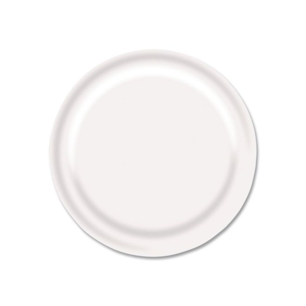 Paper Dinnerware, Plate, 9" dia, White, 1,000/Carton. Picture 4