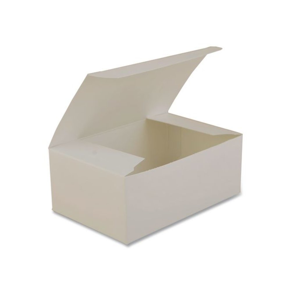 Carryout Boxes, 7 x 4.5 x 2.75, White, Paper, 500/Carton. Picture 2