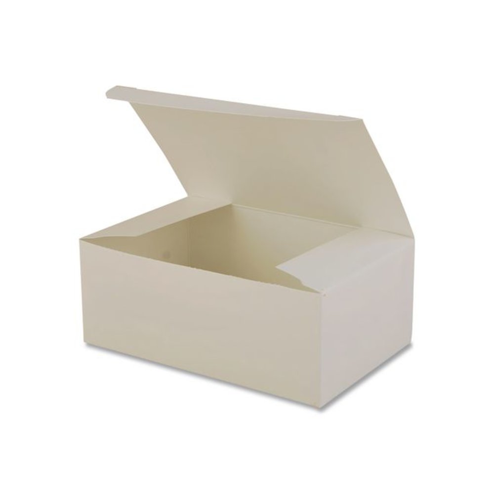 Carryout Boxes, 7 x 4.5 x 2.75, White, Paper, 500/Carton. Picture 3
