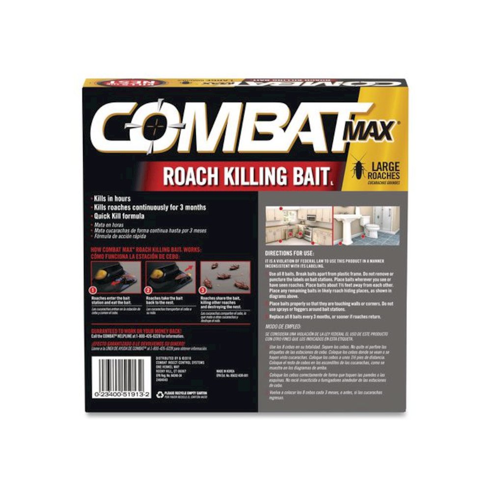 Max Roach Killing Bait, 0.49 oz Bait, 8/Pack, 12 Packs/Carton. Picture 2