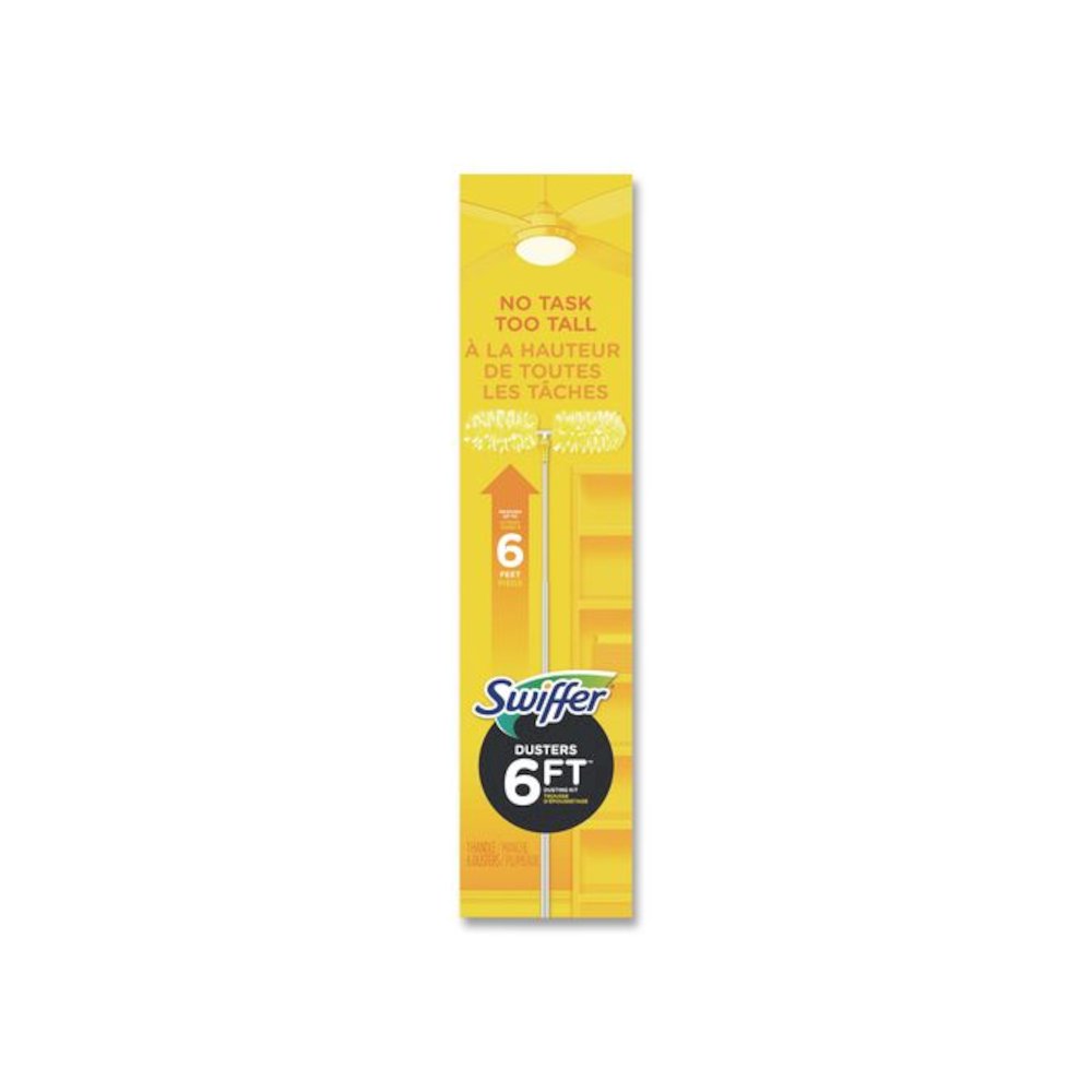 Heavy Duty Dusters Starter Kit, Handle Extends to 3 ft, 1 Handle with 12 Duster Refills. Picture 2