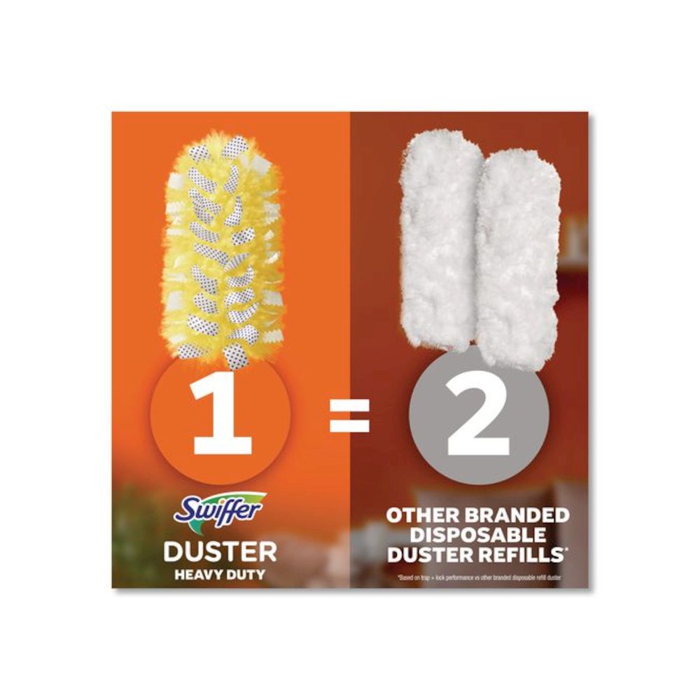 Heavy Duty Dusters Starter Kit, Handle Extends to 3 ft, 1 Handle with 12 Duster Refills. Picture 11