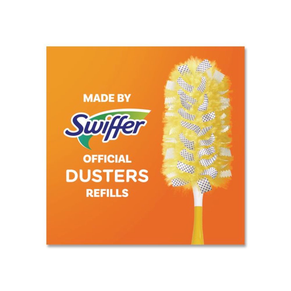 Heavy Duty Dusters Starter Kit, Handle Extends to 3 ft, 1 Handle with 12 Duster Refills. Picture 3