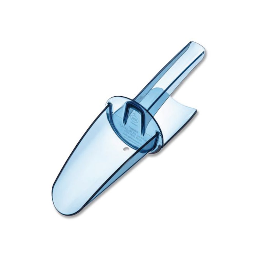 Saf-T-Scoop and Guardian System for Ice Machines, 6 oz to 10 oz Ice Scoop, Transparent Blue. Picture 5
