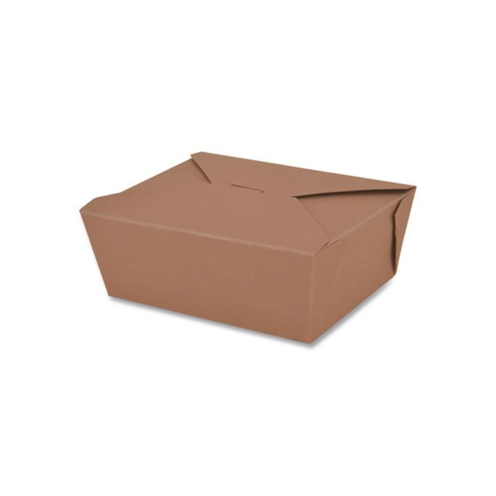 ChampPak Carryout Boxes, #1, 4.38 x 3.5 x 2.5, Brown, Paper, 450/Carton. Picture 4