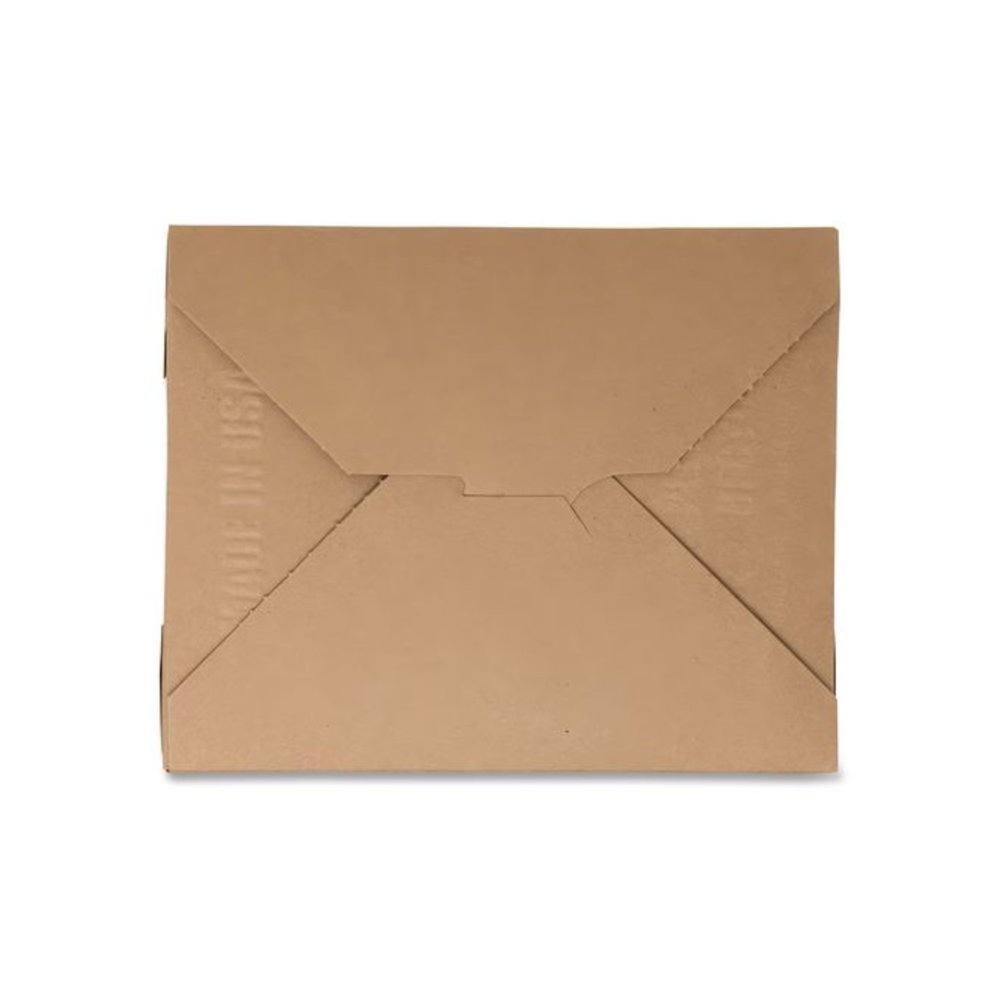 ChampPak Carryout Boxes, #4, 7.75 x 5.5 x 3.5, Brown, Paper, 160/Carton. Picture 3