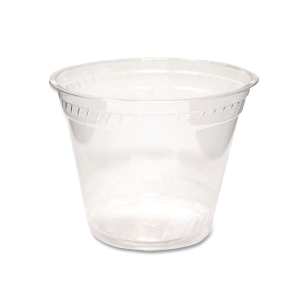 Greenware Cold Drink Cups, Old-Fashioned Cup, 9 oz, Sugarcane, Clear, 50/Sleeve, 20 Sleeves/Carton. Picture 2