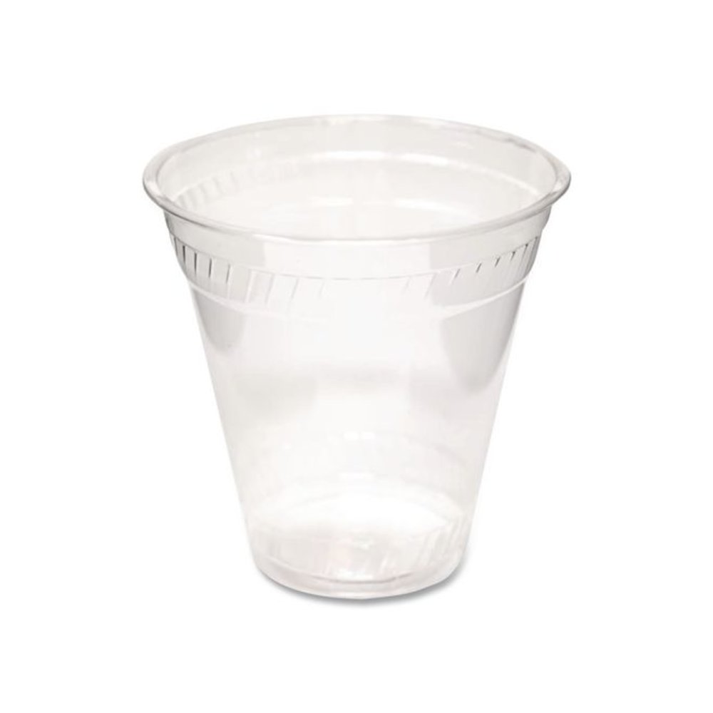 Greenware Cold Drink Cups, Squat, 12 oz to 14 oz, Sugarcane, Clear, 1,000/Carton. Picture 2