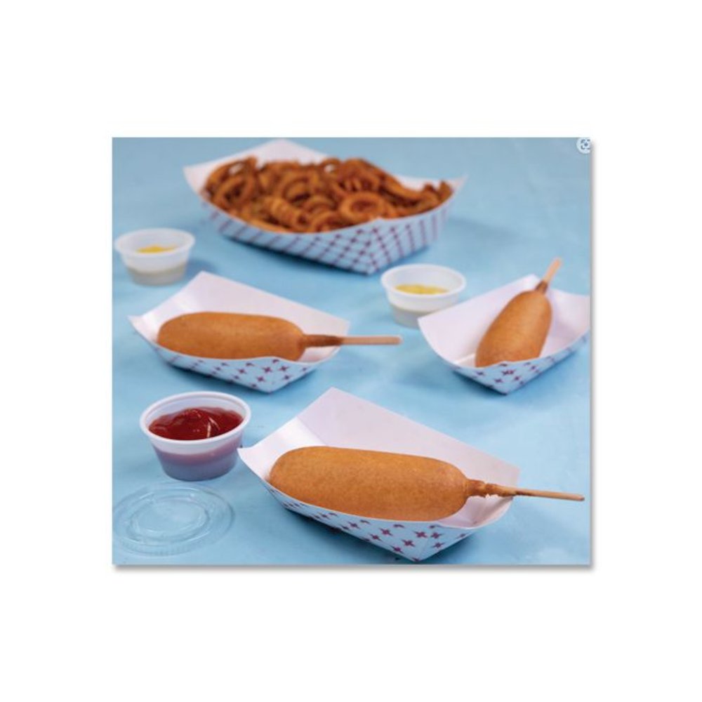 Portion Cups, 2 oz, Plastic, Clear, 250/Sleeve, 10 Sleeves/Carton. Picture 3