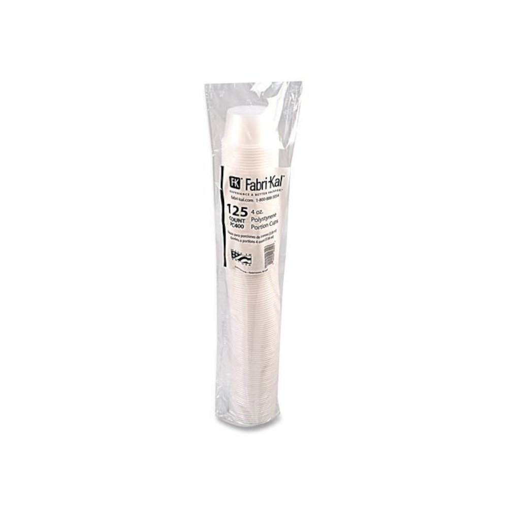 Portion Cups, 4 oz, Plastic, Clear, 125/Sleeve, 20 Sleeves/Carton. Picture 2