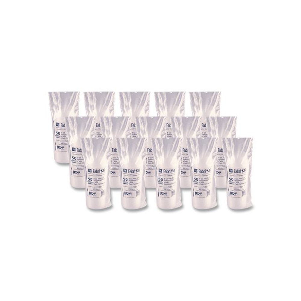 Microwavable Deli Containers, 8 oz, 4.6" Diameter x 1.8" h, Clear, Plastic, 500/Carton. Picture 3