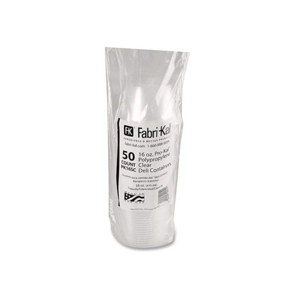Microwavable Deli Containers, 16 oz, 4.6" Diameter x 3" h, Clear, Plastic, 500/Carton. Picture 2