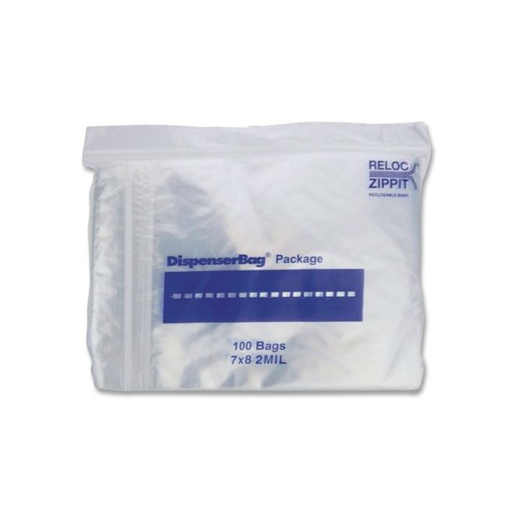 Plastic Zipper Bags, 32 oz, 7" x 8", Clear, 1,000 Bags/Box, 2 Boxes/Carton. Picture 2