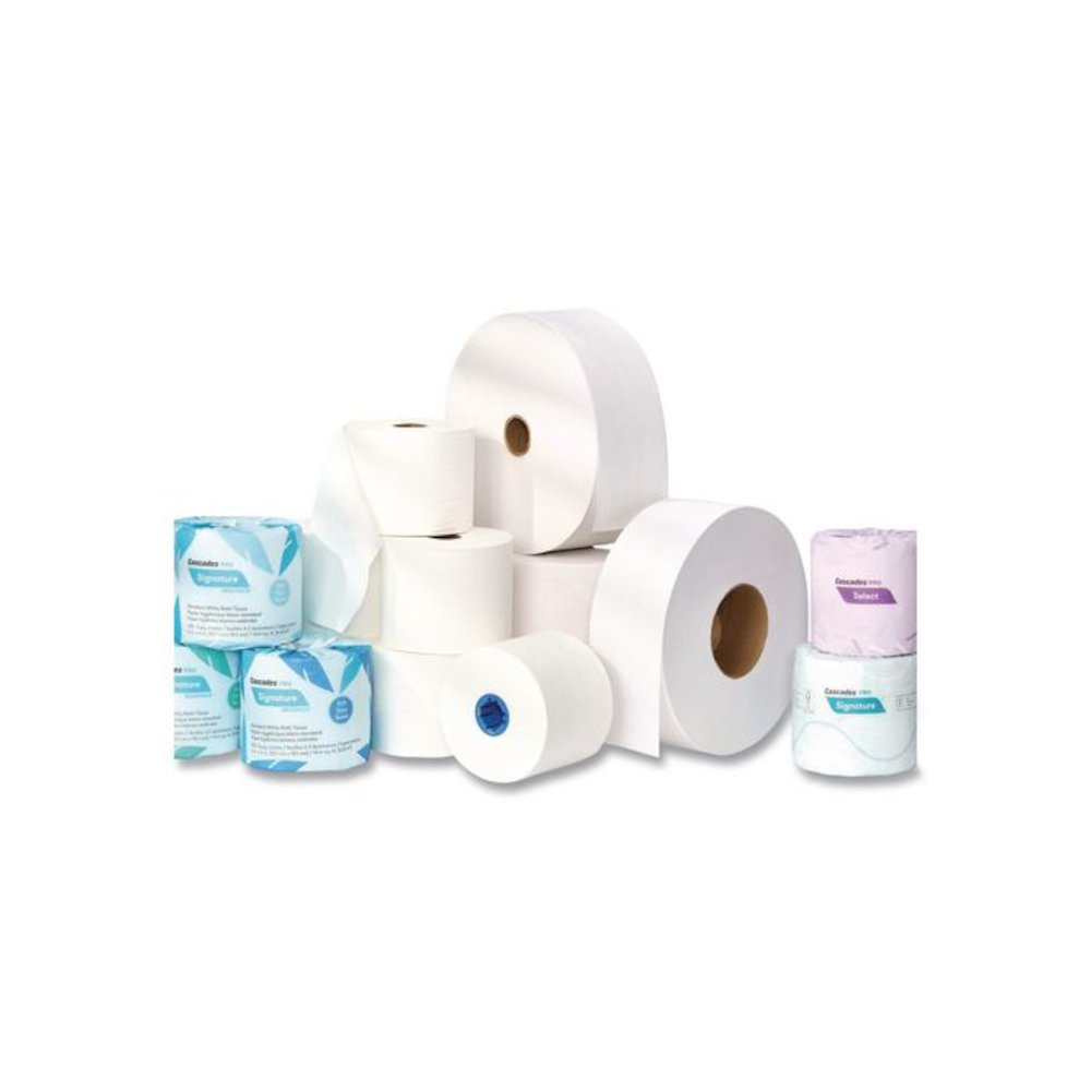 Select Standard Bath Tissue, Septic Safe, 2-Ply, White, 4 x 3.19, 500 Sheets/Roll, 96 Rolls/Carton. Picture 6