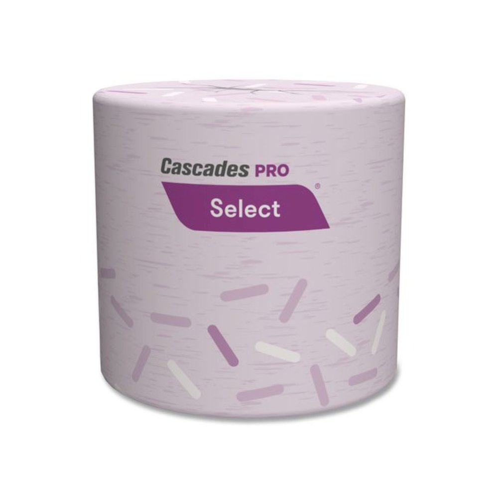 Select Standard Bath Tissue, Septic Safe, 2-Ply, White, 4 x 3.19, 500 Sheets/Roll, 96 Rolls/Carton. Picture 2