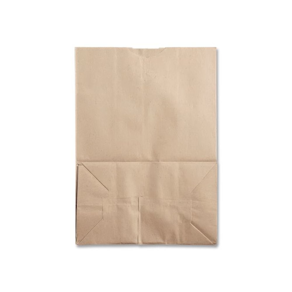 Grocery Paper Bags, 1/6 BBL Size, Extra Heavy-Duty, 75# Basis Weight, 12" x 7" x 17", Kraft, 400/Bundle. Picture 4