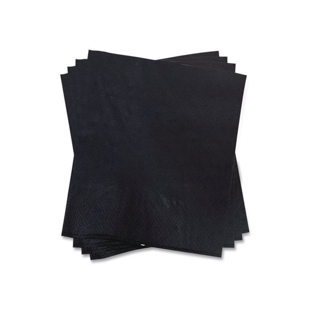 Cocktail Napkins, 1-Ply, 9 x 9, Black, 4,000/Carton. Picture 6