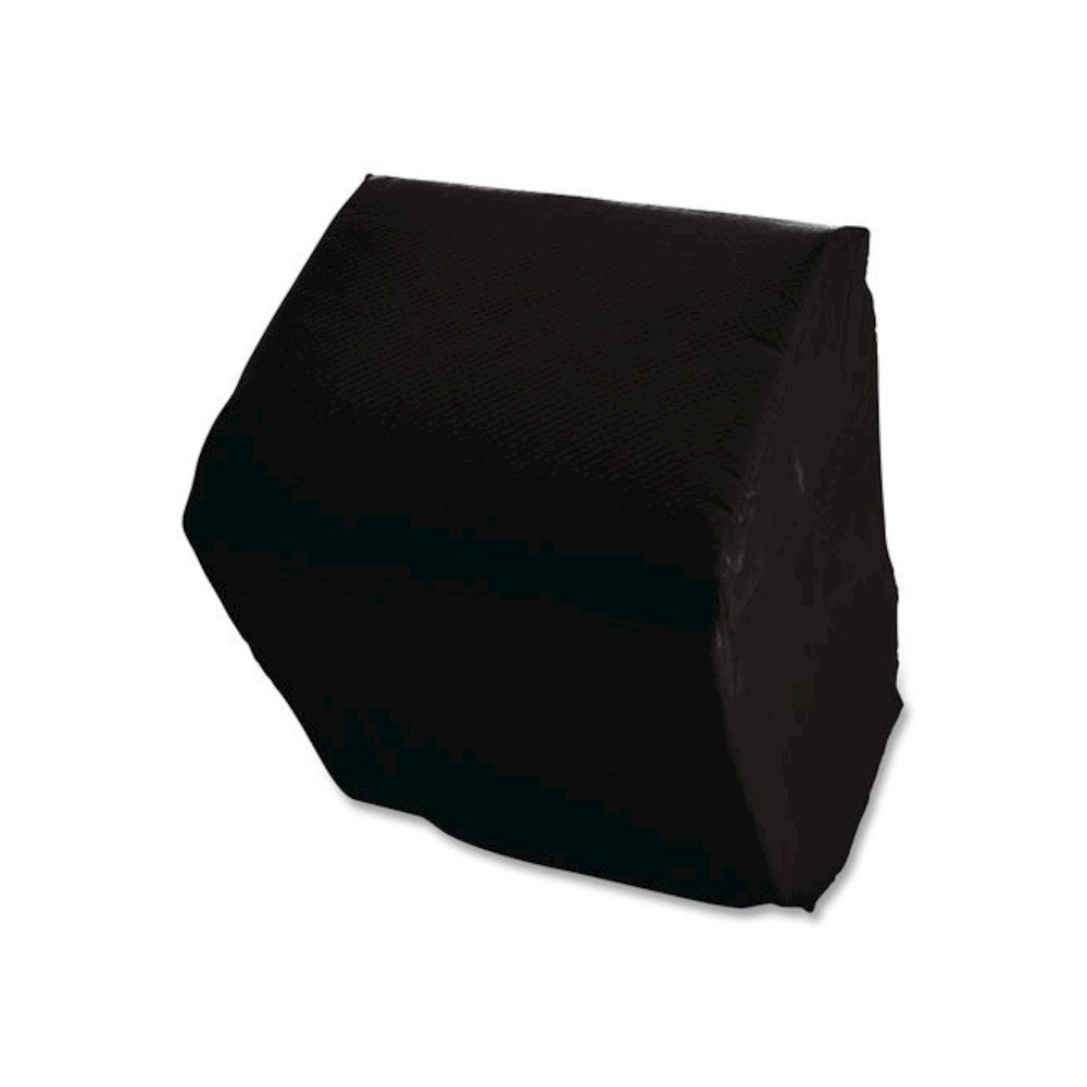Cocktail Napkins, 1-Ply, 9 x 9, Black, 4,000/Carton. Picture 4