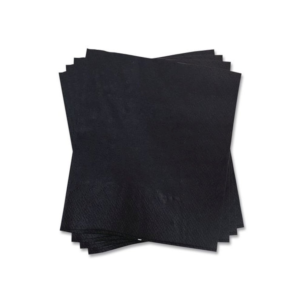 Cocktail Napkins, 2-Ply, 9 x 9, Black, 2,000/Carton. Picture 6