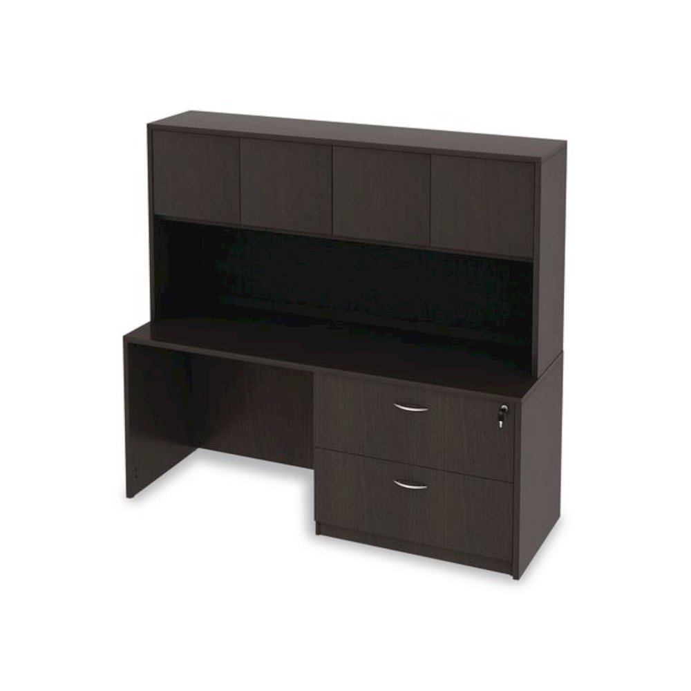 Alera Valencia Series Lateral File, 2 Legal/Letter-Size File Drawers, Espresso, 34" x 22.75" x 29.5". Picture 10