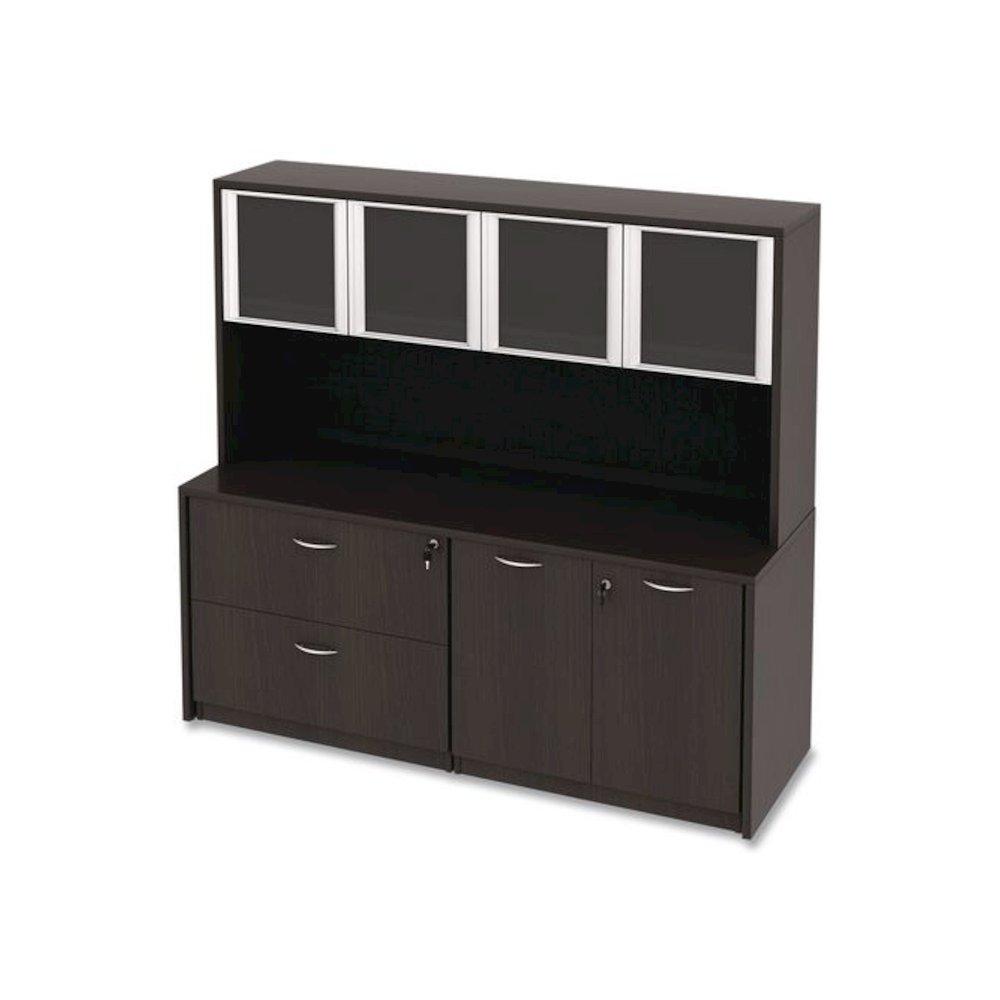 Alera Valencia Series Storage Cabinet, 34.13w x 22.78d x 29.5h, Espresso. Picture 4